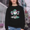 Women's 67 Meme Six Seven 6 7 Meme Baseball Ice Cream Drip Youth Crewneck Sweatshirt Women's 67 Meme Six Seven 6 7 Meme Baseball Ice Cream Drip Youth Crewneck Sweatshirt