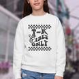 1st Day Of TK Vibes Only Retro Girls Back To SchoolK Boys Youth Crewneck Sweatshirt