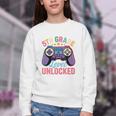 5th Grade Level Unlocked Shirt – Gamer Back To School Performance Youth Crewneck Sweatshirt