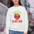 Back To School Reading Is My Jam School Librarian Premium Tri-Blend Youth Crewneck Sweatshirt Back To School Reading Is My Jam School Librarian Premium Tri-Blend Youth Crewneck Sweatshirt