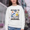 Boys Kid Back To School Goose Quackers Quack To School Youth Crewneck Sweatshirt Boys Kid Back To School Goose Quackers Quack To School Youth Crewneck Sweatshirt