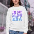 In My Dragons Era Back To School Spirit Game Retro Groovy Youth Crewneck Sweatshirt In My Dragons Era Back To School Spirit Game Retro Groovy Youth Crewneck Sweatshirt