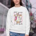 Feeling Goosey In 5th Grade Silly Goose Back To School Youth Crewneck Sweatshirt