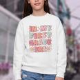 In My First Grade Era Cute Groovy 1st Grade Back To School Youth Crewneck Sweatshirt In My First Grade Era Cute Groovy 1st Grade Back To School Youth Crewneck Sweatshirt