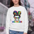 Girls Second Grade Back To School Cute Little Miss 2nd Grade Youth Crewneck Sweatshirt Girls Second Grade Back To School Cute Little Miss 2nd Grade Youth Crewneck Sweatshirt