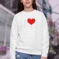 I Heart My Wawa Raglan Baseball Tee Youth Crewneck Sweatshirt