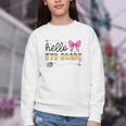 Hello 5th Grade Girls Coquette Fifth Grade Back To School Youth Crewneck Sweatshirt Hello 5th Grade Girls Coquette Fifth Grade Back To School Youth Crewneck Sweatshirt