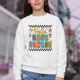 Hello Highshool First Day Of School Back To School Boy Girls Youth Crewneck Sweatshirt