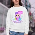 Kids Pre K Mermaid Back To School Toddler Girl First Day Of Prek Youth Crewneck Sweatshirt