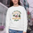 Let The 4th Grade Adventure Begin Camping Back To School Youth Crewneck Sweatshirt Let The 4th Grade Adventure Begin Camping Back To School Youth Crewneck Sweatshirt