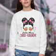Little Miss 3rd Grade Messy Bun Back To School Youth Crewneck Sweatshirt Little Miss 3rd Grade Messy Bun Back To School Youth Crewneck Sweatshirt