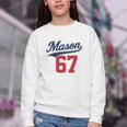 Mason 67 Jersey Baseball Men Women Boys Girls Number 6 7 Youth Crewneck Sweatshirt Mason 67 Jersey Baseball Men Women Boys Girls Number 6 7 Youth Crewneck Sweatshirt