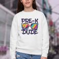 Pre-K Dude Shirt Graduation Back To School PreK Boy Girl Youth Crewneck Sweatshirt Pre-K Dude Shirt Graduation Back To School PreK Boy Girl Youth Crewneck Sweatshirt