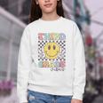 Third Grade Vibes Smile Face 3rd Grade Team Back To School Youth Crewneck Sweatshirt Third Grade Vibes Smile Face 3rd Grade Team Back To School Youth Crewneck Sweatshirt