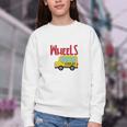 Wheels On The Bus Kids Back To School Youth Crewneck Sweatshirt