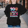 100 Days Of School Baseball Donut Dripping Teacher Boys Kids Youth Crewneck Sweatshirt
