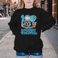 100 Days Of School Baseball Ice Cream Drip Student Kids Boys Youth Crewneck Sweatshirt