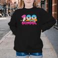 100 Days Of School Baseball Ice Cream Drip For Teacher Kid Youth Crewneck Sweatshirt