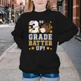 3rd Grade Batter Up Baseball First Day Back To School Youth Crewneck Sweatshirt 3rd Grade Batter Up Baseball First Day Back To School Youth Crewneck Sweatshirt