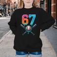67 Baseball Meme Cool Drip Number 67 Player Or 67th Birthday Youth Crewneck Sweatshirt