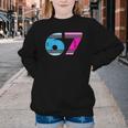 67 Crayon Cool Baseball Crayon 6 7 67 Youth Crewneck Sweatshirt