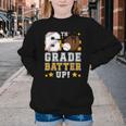 6th Grade Batter Up Baseball First Day Back To School Youth Crewneck Sweatshirt