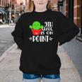 9th Grade Is On Point Cactus Back To School Youth Crewneck Sweatshirt