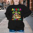 Aloha Seventh Grade Pineapple Hawaii Back To School Girls Youth Crewneck Sweatshirt