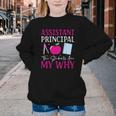 Assistant Principal The Students Are My Why Back To School Youth Crewneck Sweatshirt Assistant Principal The Students Are My Why Back To School Youth Crewneck Sweatshirt