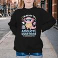 Axolotl Questions Kindergarten Back To School Youth Crewneck Sweatshirt