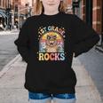 Back To School 1st Grade Capybara First Grade Rocks Youth Crewneck Sweatshirt