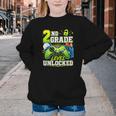 Back To School 2nd Second Grade Level Unlocked Gamer Kid Youth Crewneck Sweatshirt Back To School 2nd Second Grade Level Unlocked Gamer Kid Youth Crewneck Sweatshirt