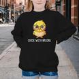 Back To School Chick With Brains Smart Intelligent Girls Youth Crewneck Sweatshirt Back To School Chick With Brains Smart Intelligent Girls Youth Crewneck Sweatshirt