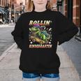 Back To School Kindergarten Dinosaur First Day Of School Boy Youth Crewneck Sweatshirt
