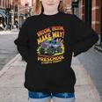Back To School Preschool Pre-K Monster Truck First Day Boys Youth Crewneck Sweatshirt