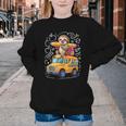 Back To School Sloth School Bus 100 Days Of School Youth Crewneck Sweatshirt