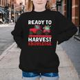Back To School Tractor Farmer Boys First Day Of School Kids Youth Crewneck Sweatshirt