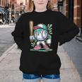Baseball Character Cartoon Batter Drip Style Women Men Youth Crewneck Sweatshirt Baseball Character Cartoon Batter Drip Style Women Men Youth Crewneck Sweatshirt