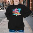 Baseball Drip Ice Cream 67 Graffiti Splash Melt Youth Crewneck Sweatshirt