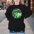 Baseball Irish Shamrock Lucky Clover St Patricks Day Boys Youth Crewneck Sweatshirt
