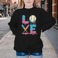Baseball Love Drip Ice Cream Colorful Baseball Youth Crewneck Sweatshirt Baseball Love Drip Ice Cream Colorful Baseball Youth Crewneck Sweatshirt