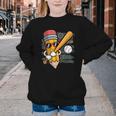 Baseball Player Pencil Back To School Cute Sport Students Youth Crewneck Sweatshirt Baseball Player Pencil Back To School Cute Sport Students Youth Crewneck Sweatshirt
