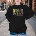 Bruh We Back Assistant Principal Back To School Groovy Youth Crewneck Sweatshirt Bruh We Back Assistant Principal Back To School Groovy Youth Crewneck Sweatshirt