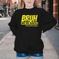 Bruh We'Re Back FUNNY Lunch Lady Back To School Youth Crewneck Sweatshirt Bruh We'Re Back FUNNY Lunch Lady Back To School Youth Crewneck Sweatshirt