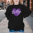 Bulldogs Heart Back To School Spirit P Youth Crewneck Sweatshirt