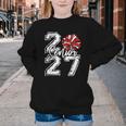 Class Of 2027 Cheer Red Senior 2027 Back To School Youth Crewneck Sweatshirt Class Of 2027 Cheer Red Senior 2027 Back To School Youth Crewneck Sweatshirt