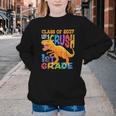 Crush 1st Grade Dinosaur Back To School Class Of 2037 Boy Youth Crewneck Sweatshirt