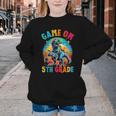 Dinosaur Video Games Back To School 5th Grade Boys Gamer Youth Crewneck Sweatshirt Dinosaur Video Games Back To School 5th Grade Boys Gamer Youth Crewneck Sweatshirt