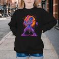 Drip Skeleton Batting Baseball Halloween Youth Crewneck Sweatshirt