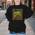 First Day Of 1st Grade Level Begins Back To School Girl Boy Youth Crewneck Sweatshirt First Day Of 1st Grade Level Begins Back To School Girl Boy Youth Crewneck Sweatshirt